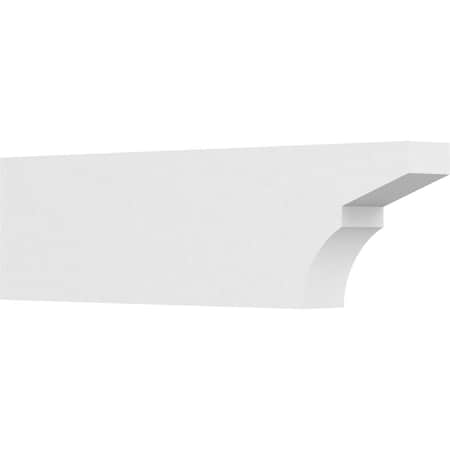 Ekena Millwork Standard Monterey Architectural Grade PVC Rafter Tail, 4"W X 10"H X 36"L RFTP04X10X36MON